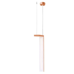 Φωτιστικό Οροφής Κρεμαστό 01380-03 6W LED 3000K 480Lm Copper Luma