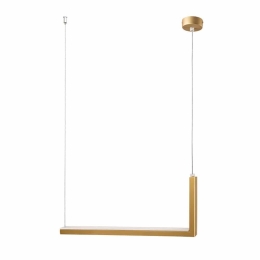 Φωτιστικό Οροφής - Ράγα 01380-04 6W LED 3000K 480Lm 50x20cm Gold Luma