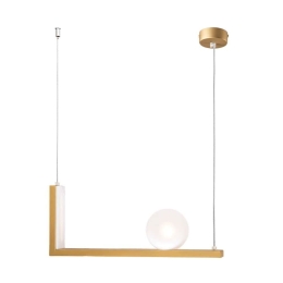 Φωτιστικό Οροφής - Ράγα 01380-05 G9, 6W LED 3000K 480Lm 50x20cm Gold Luma