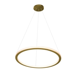 Φωτιστικό Οροφής Κρεμαστό 01381-04 46W LED 3000K 3680Lm D60cm Oxidized Gold Luma