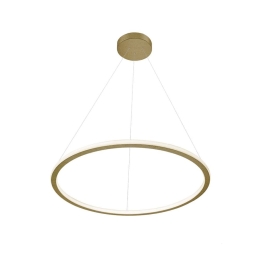 Φωτιστικό Οροφής Κρεμαστό 01381-05 60W LED 3000K 4800Lm D80cm Oxidized Gold Luma