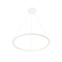 Φωτιστικό Οροφής Κρεμαστό 01381-05 60W LED 3000K 4800Lm D80cm White Luma
