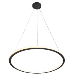 Φωτιστικό Οροφής Κρεμαστό 01381-06 76W LED 3000K 6080Lm D100cm Black Luma