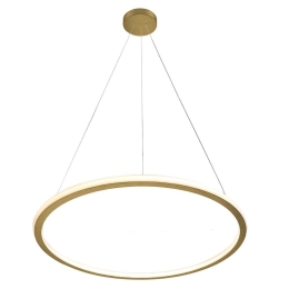Φωτιστικό Οροφής Κρεμαστό 01381-06 76W LED 3000K 6080Lm D100cm Oxidized Gold Luma