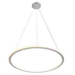 Φωτιστικό Οροφής Κρεμαστό 01381-06 76W LED 3000K 6080Lm D100cm Silver Luma