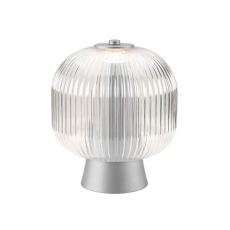 Επιτραπέζιο Φωτιστικό 01385-01 5W LED 3000K 40Lm 20x35cm Silver Luma