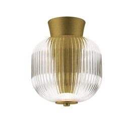 Φωτιστικό Οροφής - Πλαφονιέρα 01385-20 20x35cm 5W LED 3000K 40Lm Oxidized Gold Luma