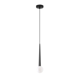 Φωτιστικό Οροφής Κρεμαστό 01392-04 G9 10x35cm Black Luma