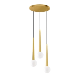 Φωτιστικό Οροφής Κρεμαστό 100-01392-07 G9 D30cm Gold Luma
