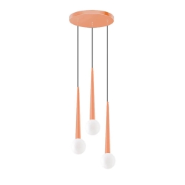 Φωτιστικό Οροφής Κρεμαστό 100-01392-07 G9 D30cm Copper Luma