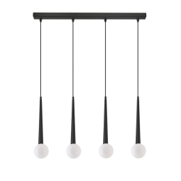 Φωτιστικό Οροφής - Ράγα 100-01392-09BR G9 85cm Black Luma