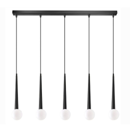 Φωτιστικό Οροφής - Ράγα 01392-12BR G9  100cm Black Luma