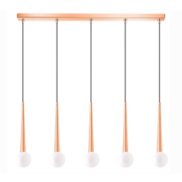 Φωτιστικό Οροφής - Ράγα 01392-12BR G9  100cm Copper Luma