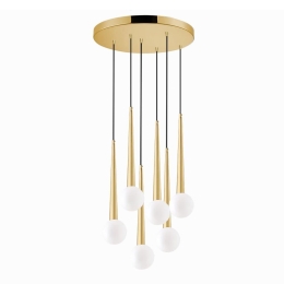 Φωτιστικό Οροφής Κρεμαστό 100-01392-13 G9 40cm Gold Luma