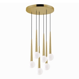 Φωτιστικό Οροφής Κρεμαστό 100-01392-13 G9 40cm Oxidized Gold Luma