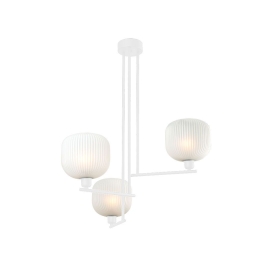 Φωτιστικό Οροφής Κρεμαστό 01393 3xE14 60x80cm White Luma