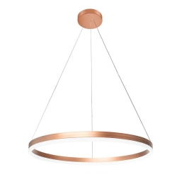 Φωτιστικό Οροφής Κρεμαστό 01400-04 20W LED 3000K 1600Lm D60cm Copper Luma