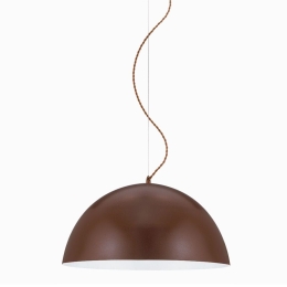 Φωτιστικό Οροφής Κρεμαστό 100-09830-06 90cm 3xE27 Leather Brown Luma