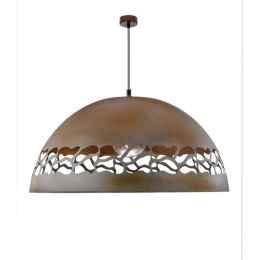 Φωτιστικό Οροφής Κρεμαστό 09840-04 E27 53x26cm Rust Luma