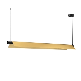 Φωτιστικό Οροφής - Ράγα 11331-02 T8 LED 3000K 75cm Gold Luma