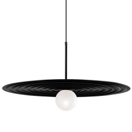 Φωτιστικό Οροφής Κρεμαστό 01476.04.1 G9 D50cm Black Luma