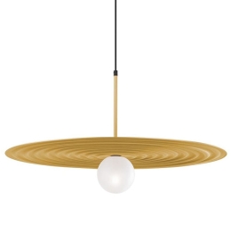 Φωτιστικό Οροφής Κρεμαστό 01476.06.4 G9 D90cm Gold Luma