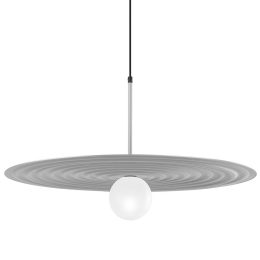 Φωτιστικό Οροφής Κρεμαστό 01476.06.3 G9 D90cm Silver Luma