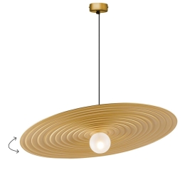 Φωτιστικό Οροφής Κρεμαστό 01477.06.4 G9 LED D90cm Gold Luma