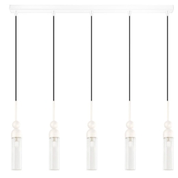 Φωτιστικό Οροφής - Ράγα 01480.12B 5xG9 100cm White Luma