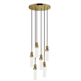 Φωτιστικό Οροφής Κρεμαστό 01480.13 6xG9 D.40cm Oxidized Gold Luma