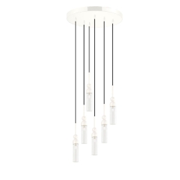 Φωτιστικό Οροφής Κρεμαστό 01480.13 6xG9 D.40cm White Luma