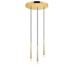 Φωτιστικό Οροφής Κρεμαστό 01487 3xG9 D.30cm Gold Luma