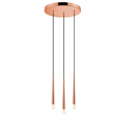 Φωτιστικό Οροφής Κρεμαστό 01487 3xG9 D.30cm Copper Luma