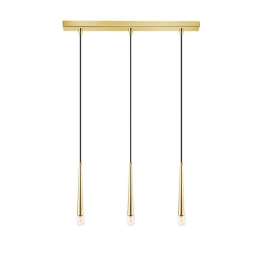Φωτιστικό Οροφής - Ράγα 01487 3xG9 70cm Gold Luma