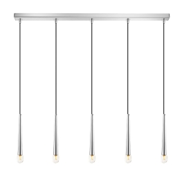 Φωτιστικό Οροφής - Ράγα 01487 5xG9 100cm Silver Luma