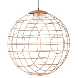 Φωτιστικό Οροφής Κρεμαστό 01488 GX53 10W LED 3000K D.40cm Copper Luma