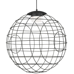 Φωτιστικό Οροφής Κρεμαστό 01488 GX53 10W LED 3000K D.80cm Black Luma