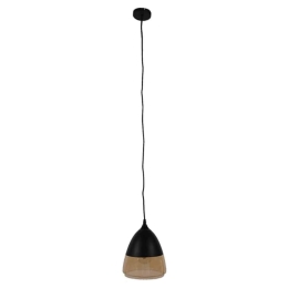 Φωτιστικό Οροφής Connor 10001231 E27 Φ20x21cm Black GloboStar