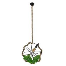 Φωτιστικό Οροφής Bradley 10001329 E27 Φ42x42cm Black GloboStar