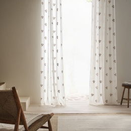 Κουρτίνα Nairna 534 Με Τρουκς Ecru Gofis Home 140X280 Πολυέστερ