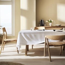 Τραπεζομάντηλο Cruella 582 Pure White Gofis Home 150x260 Πολυέστερ