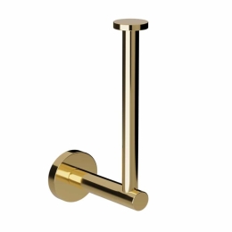 Χαρτοθήκη 102-024 5x5x17cm Gold Pam&Co Ορείχαλκος