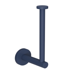 Χαρτοθήκη 102-203 5x5x17cm Matte Navy Blue Pam&Co Ορείχαλκος