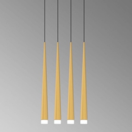 Φωτιστικό Οροφής - Ράγα 01220-09BR G9  LED 85cm Gold Luma