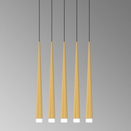 Φωτιστικό Οροφής - Ράγα 01220-12BR G9  LED 100cm Gold Luma