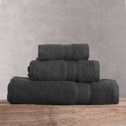 Πετσέτα Illusion Anthracite Ρυθμός Σώματος 70x140cm 100% Πενιέ Βαμβάκι