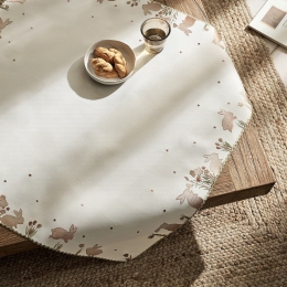 Καρέ Lilit 107 Ecru Gofis Home 85X85 Πολυέστερ