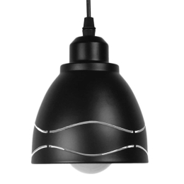 Φωτιστικό Οροφής Laguna 01477 Φ13x14cm 1xE27 Black-White GloboStar