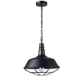Φωτιστικό Οροφής Barn Black 01048 GloboStar Μέταλλο