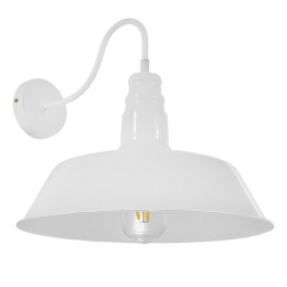 Φωτιστικό Τοίχου-Απλίκα Sord 01051 White GloboStar Μέταλλο